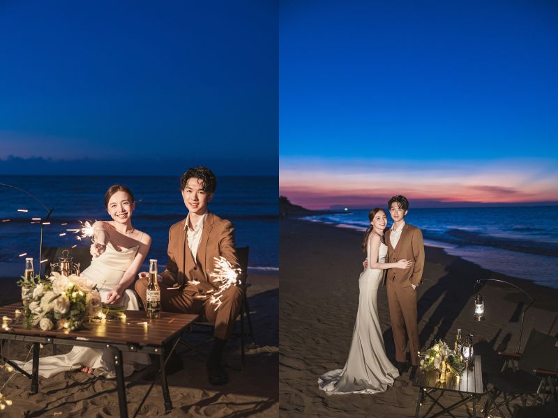 台北曼哈頓 新韓風 婚紗照 氛圍感 婚紗照 -1