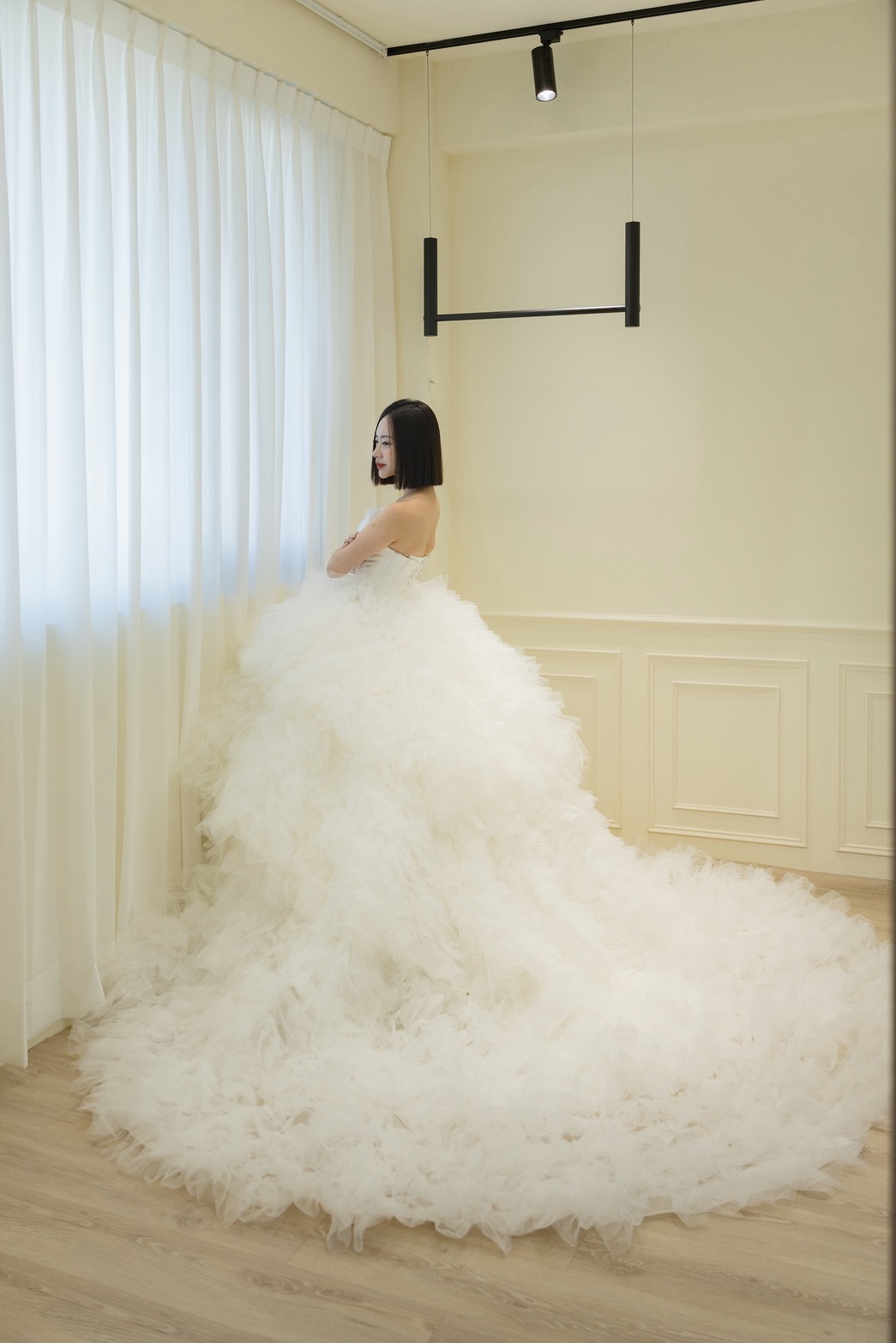 曼哈頓婚紗 夢幻禮服 白天鵝序曲・層層浪漫紗裙禮服