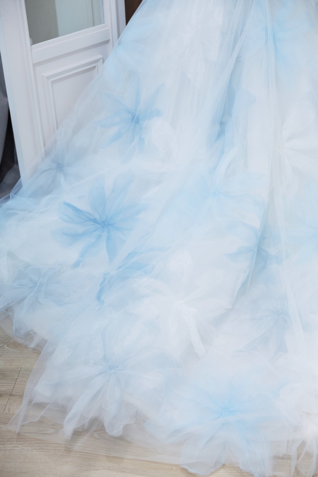 曼哈頓婚紗 夢幻禮服 冰紗幻境・ELSA夢幻藍花禮服